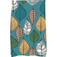 thumbnail image 1 of Simply Daisy 18" x 30" Autumn Leaves Floral Print Kitchen Towel, 1 of 2