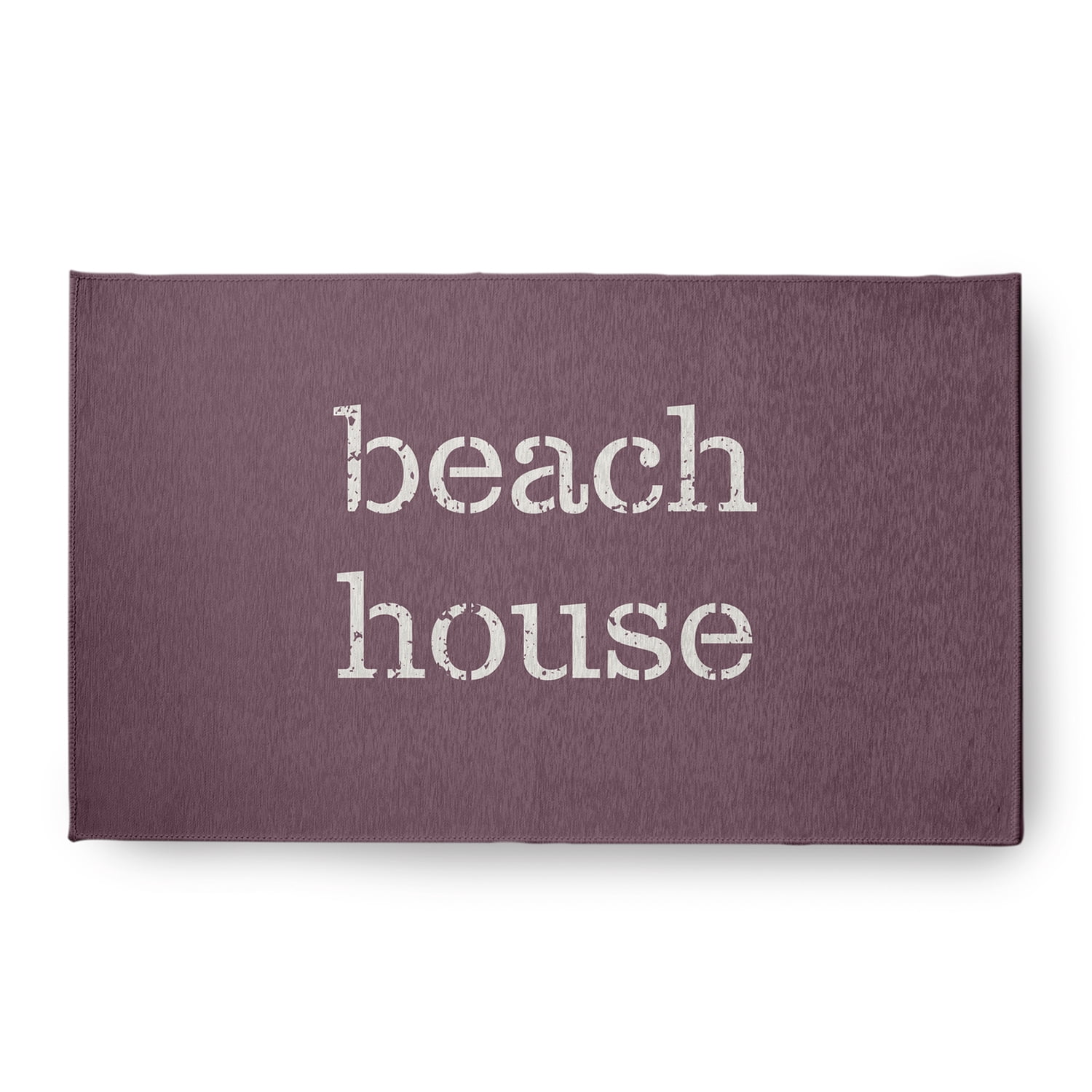 Simply Daisy 18 x 30 Beach House Nautical Chenille Rug, Dusty Purple