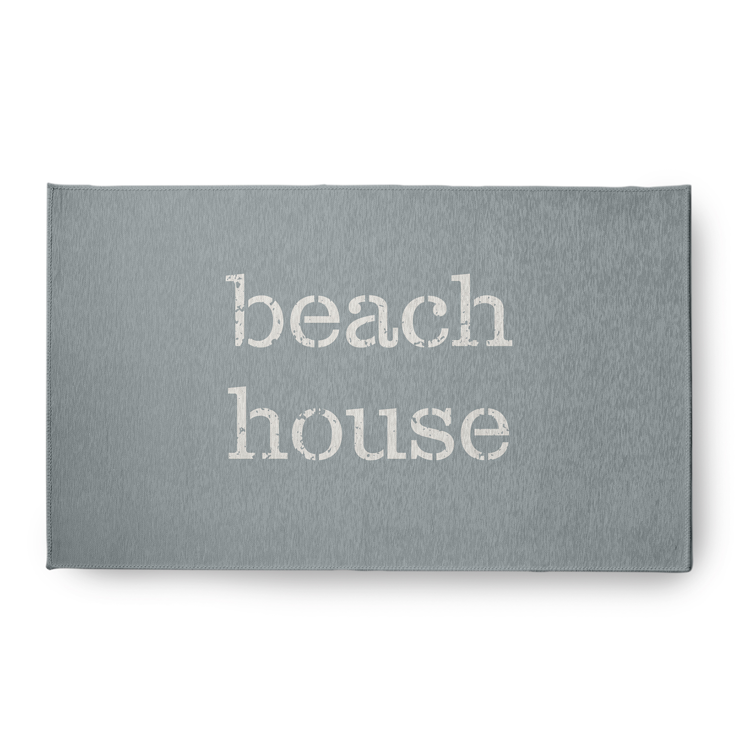 Simply Daisy 18 x 30 Beach House Nautical Chenille Rug, Pretty Grey