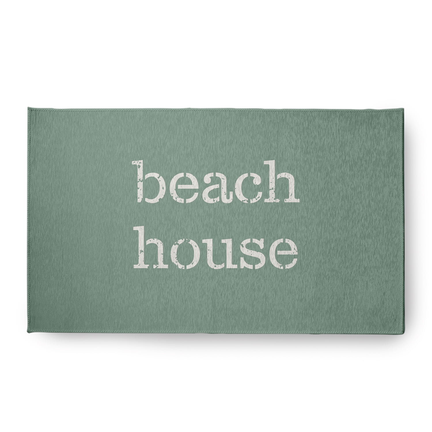 Simply Daisy 18 x 30 Beach House Nautical Chenille Rug, Sage