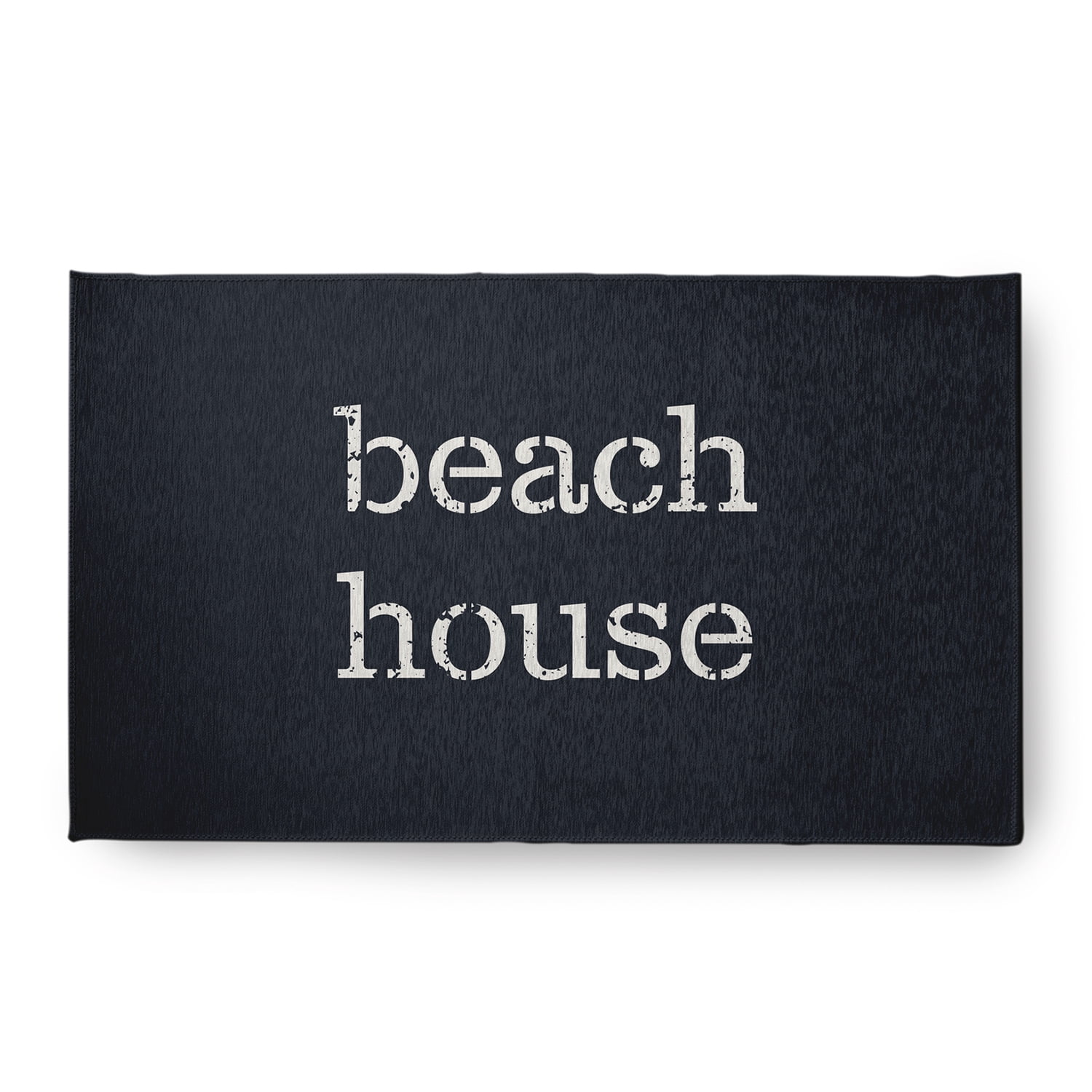 Simply Daisy 18 x 30 Beach House Nautical Chenille Rug, Shark Blue