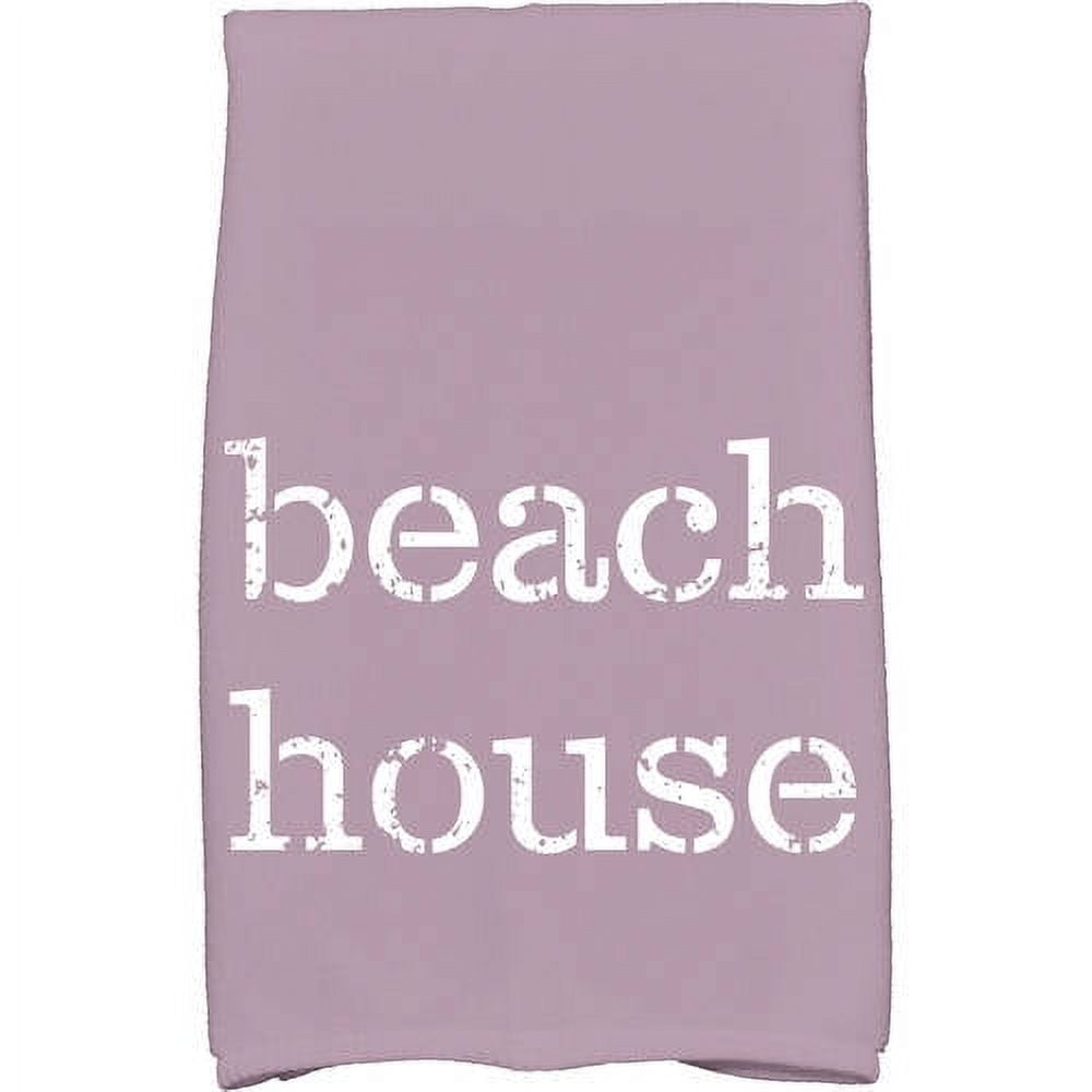 Simply Daisy 18" x 30" Beach House Word Print Kitchen Towel
