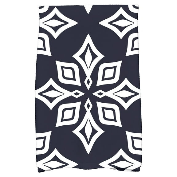 Simply Daisy 18" x 30" Beach Star Geometric Print Hand Towel
