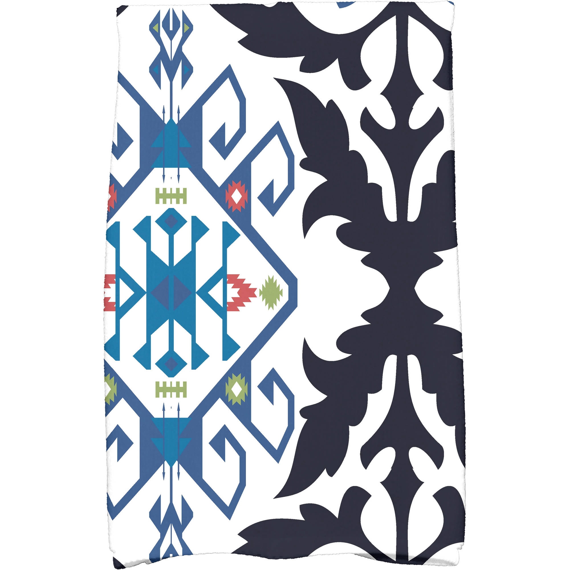 Simply Daisy 18" x 30" Bombay Medallion Geometric Print Kitchen Towel