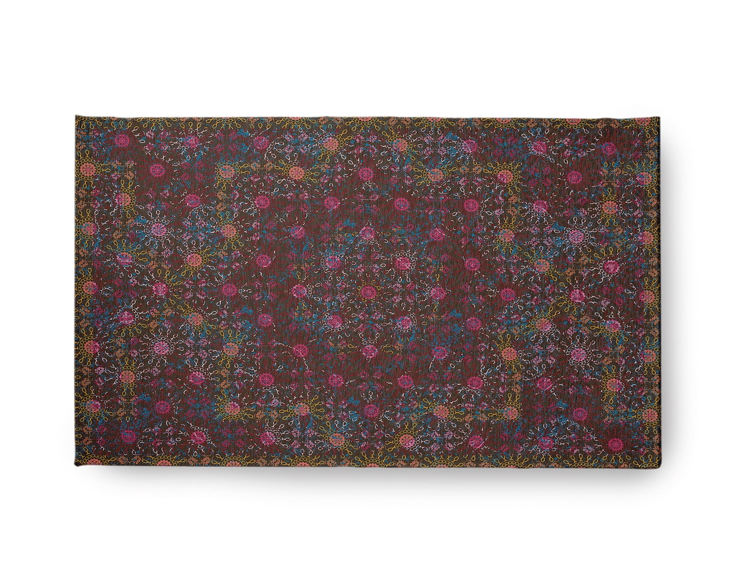Simply Daisy 18" x 30" Brown Layered Sun Tile Rug