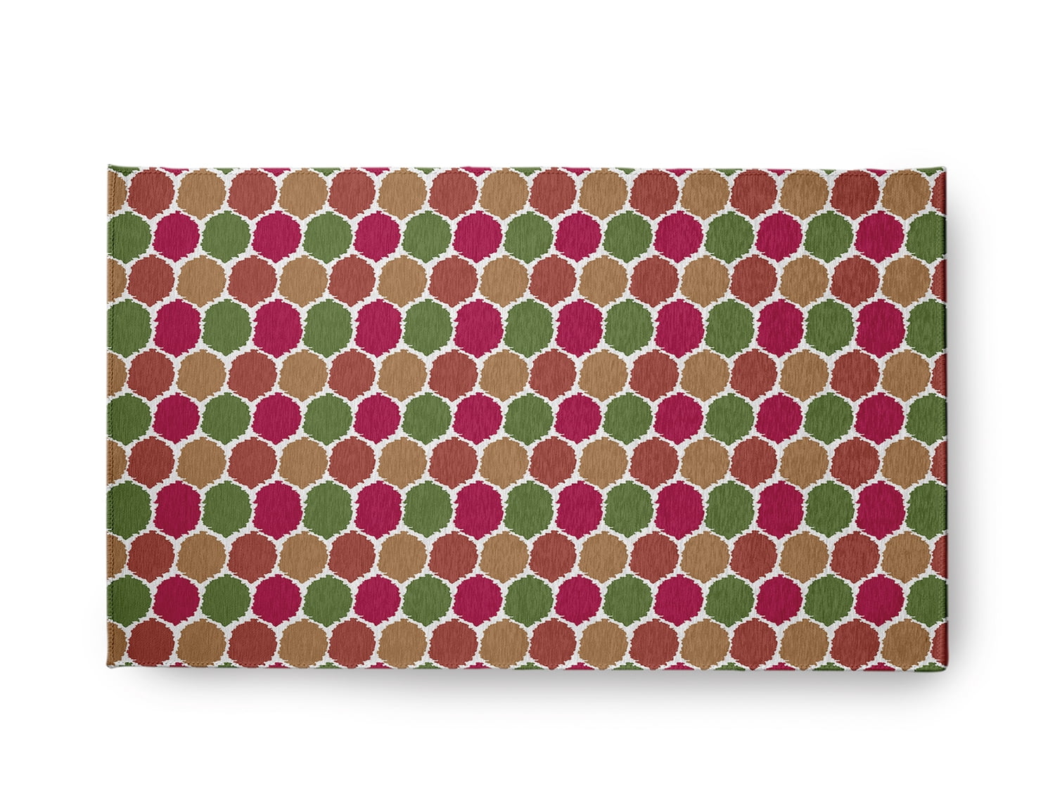 Simply Daisy 18" x 30" Burnt Orange Geometric Rug