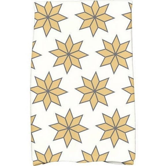 Simply Daisy 18" x 30" Christmas Stars 2 Holiday Geometric Print Kitchen Towel