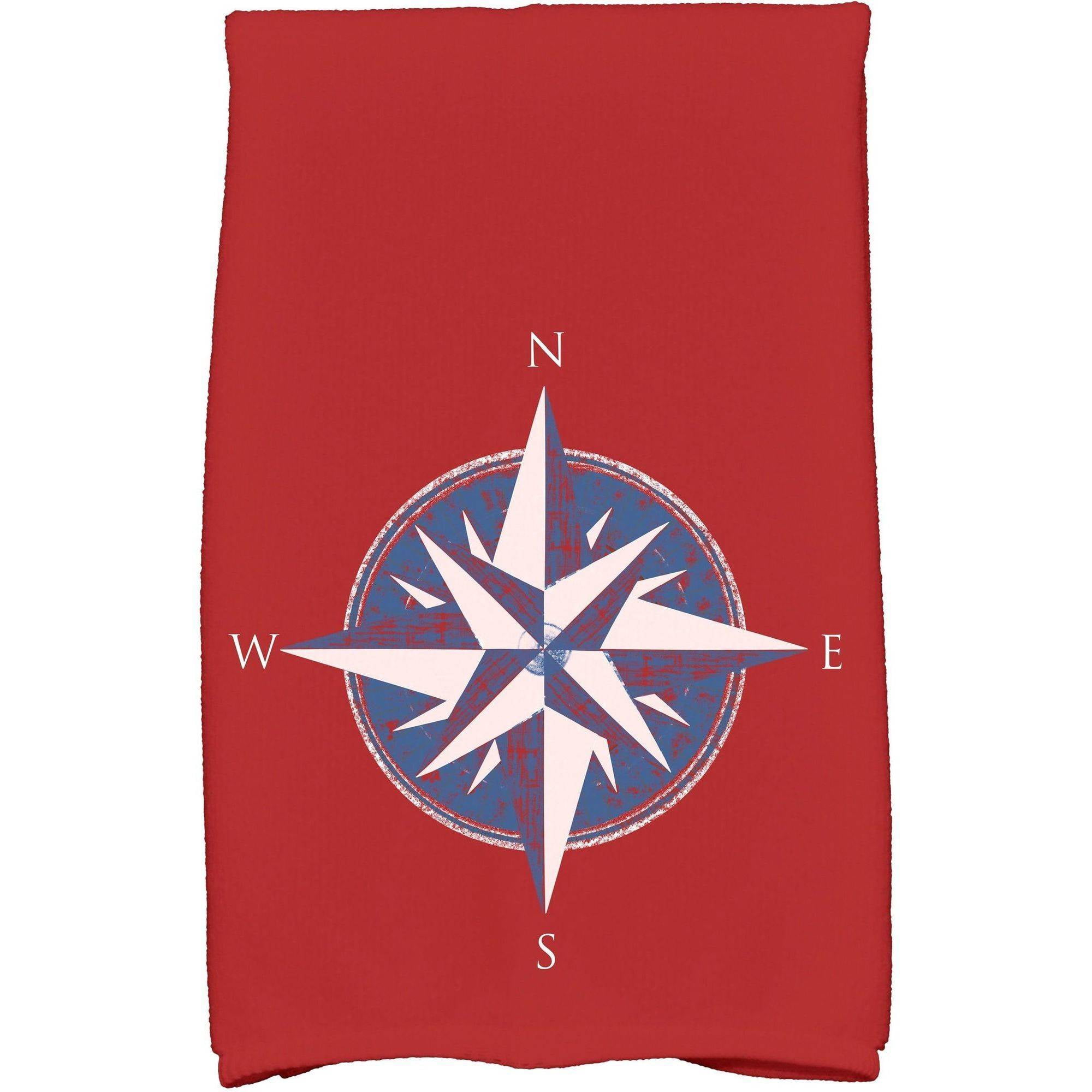 Simply Daisy 18" x 30" Compass Geometric Print Kitchen Towel