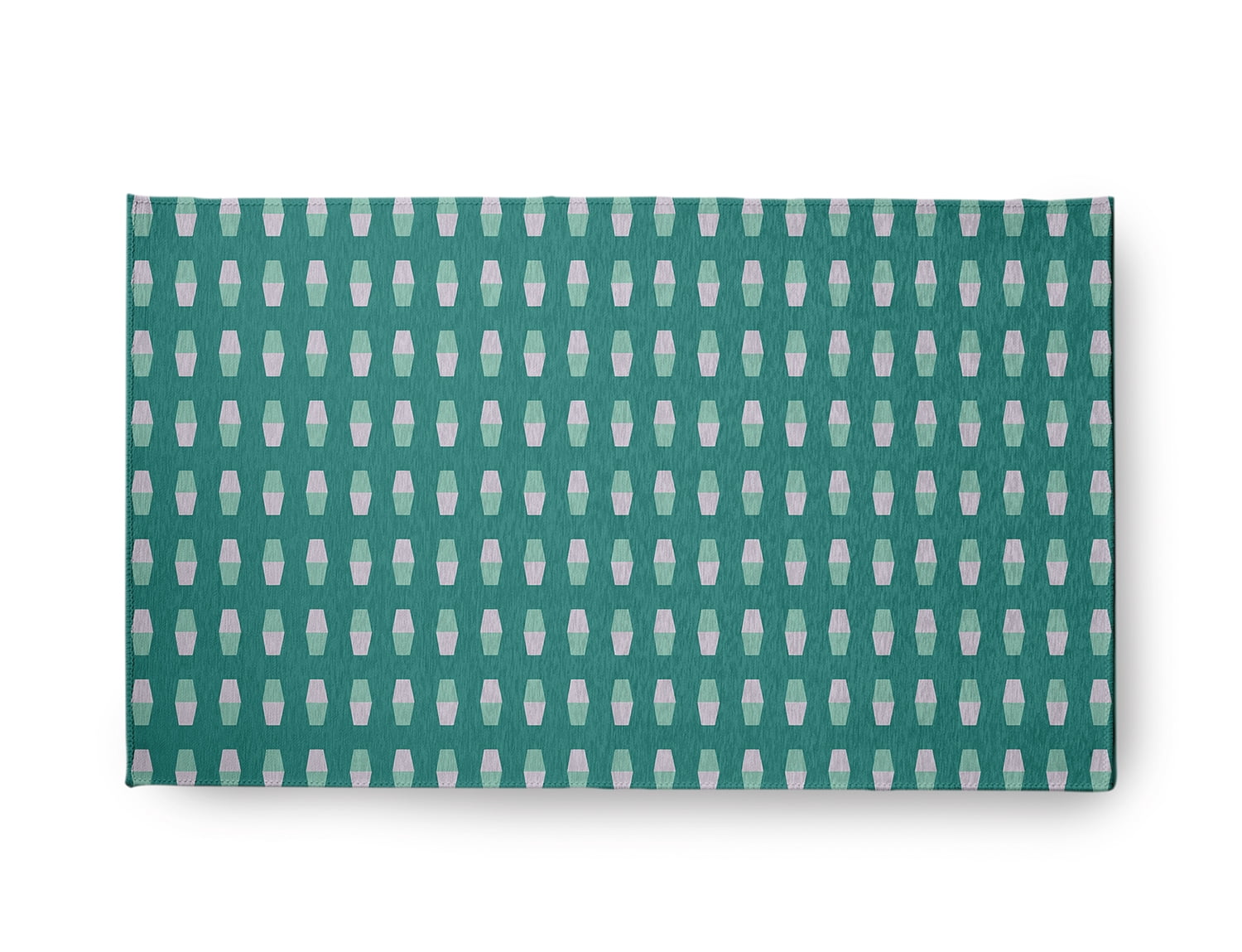 Simply Daisy 18" x 30" Desert Turquoise Bowling Pins Rug