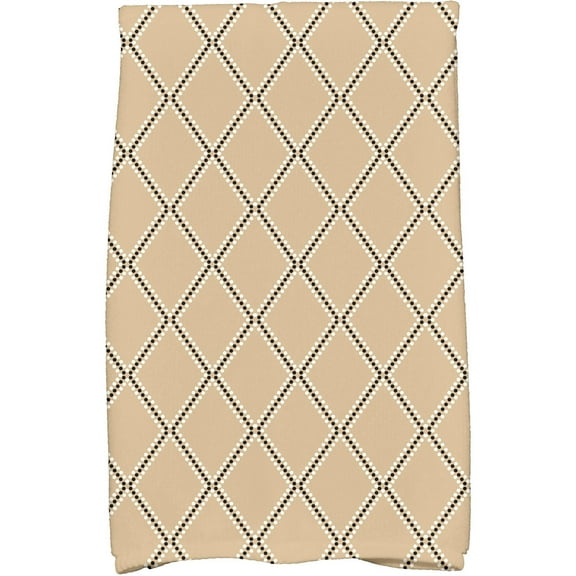 Simply Daisy 18" x 30" Diamond Dots Holiday Geometric Print Kitchen Towel