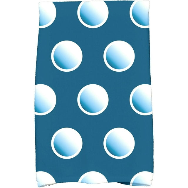 Simply Daisy 18" x 30" Dip Dye Dots Holiday Geometric Print Kitchen Towel