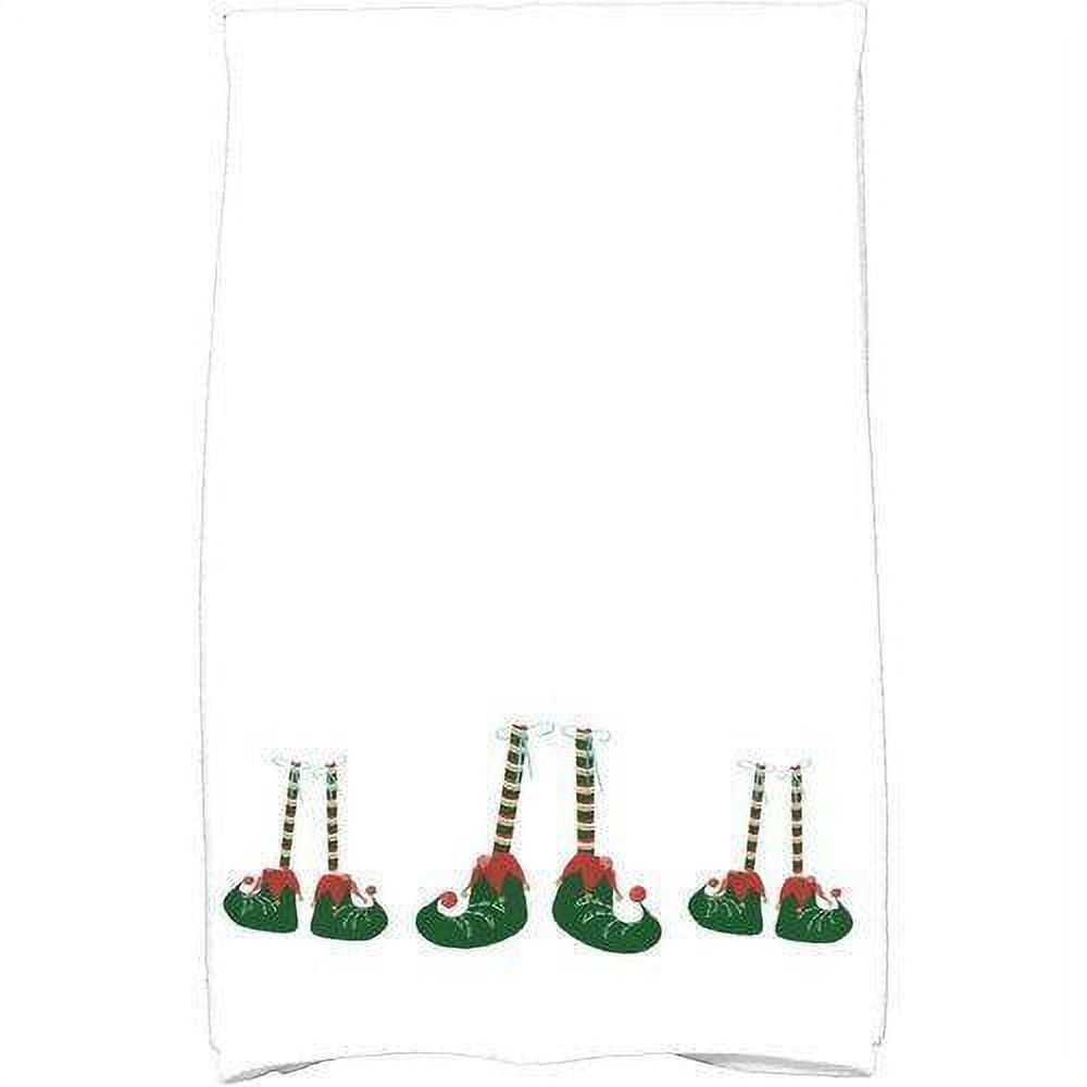 Simply Daisy 18" x 30" Elfin Magic Holiday Geometric Print Kitchen Towel