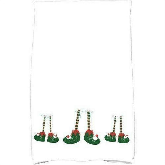 Simply Daisy 18" x 30" Elfin Magic Holiday Geometric Print Kitchen Towel