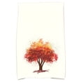 thumbnail image 1 of Simply Daisy 18" x 30" Fall Bounty Floral Print Hand Towel, 1 of 2