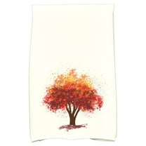Simply Daisy 18" x 30" Fall Bounty Floral Print Hand Towel