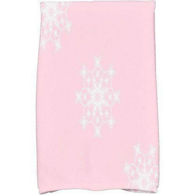 Simply Daisy 18" x 30" Falling Snow Holiday Geometric Print Kitchen Towel