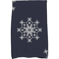 Simply Daisy 18" x 30" Falling Snow Holiday Geometric Print Kitchen Towel