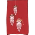 thumbnail image 1 of Simply Daisy 18" x 30" Filagree Ornaments Holiday Geometric Print Kitchen Towel, 1 of 2