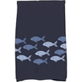 thumbnail image 1 of Simply Daisy 18" x 30" Fish Line Animal Print Kitchen Towel, 1 of 2