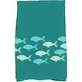 thumbnail image 1 of Simply Daisy 18" x 30" Fish Line Animal Print Kitchen Towel, 1 of 2