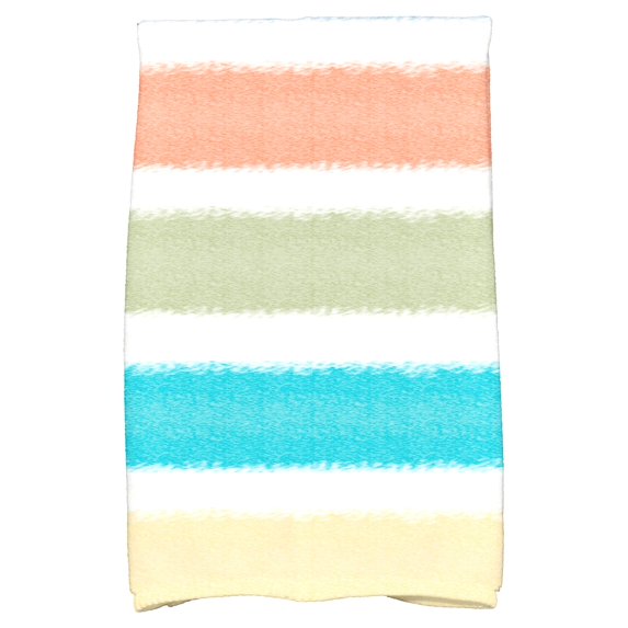 Simply Daisy 18" x 30" Fun in the Sun Stripe Print Kitchen Towel