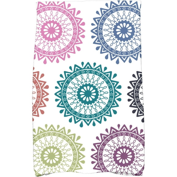 Simply Daisy 18" x 30" Groovy Geometric Print Kitchen Towel