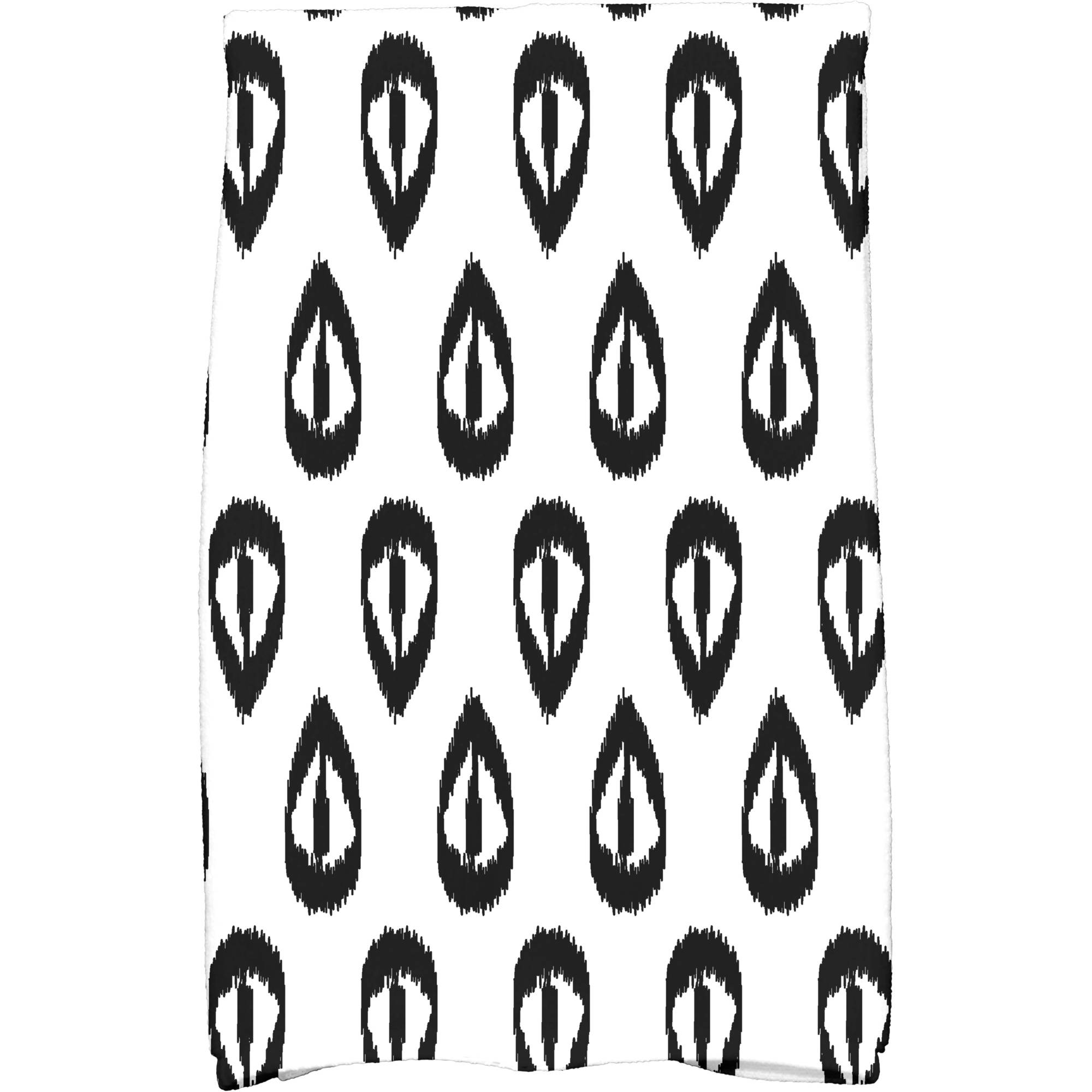 Simply Daisy 18" x 30" Ikat Tears Geometric Print Kitchen Towel