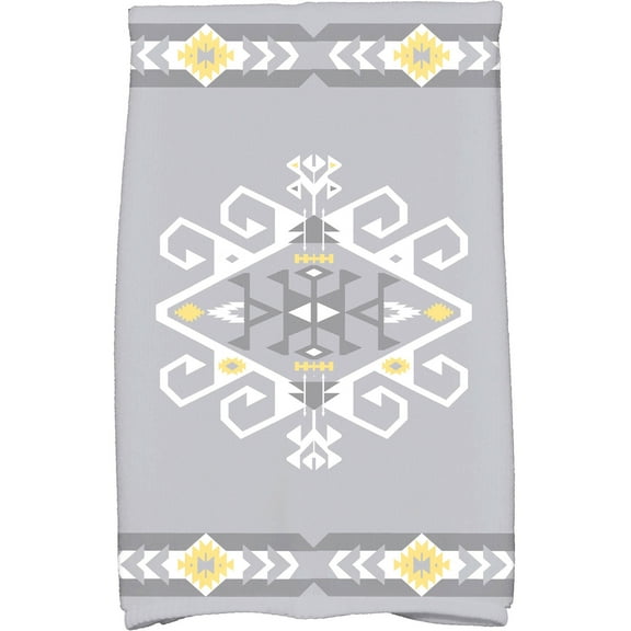Simply Daisy 18" x 30" Jodhpur Border 3 Geometric Print Kitchen Towel