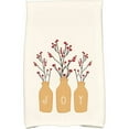 thumbnail image 1 of Simply Daisy 18" x 30" Joy Holiday Floral Print Kitchen Towel, 1 of 2