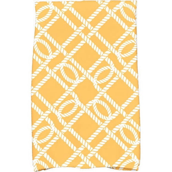 Simply Daisy 18" x 30" Know the Ropes Geometric Print Kitchen Towel