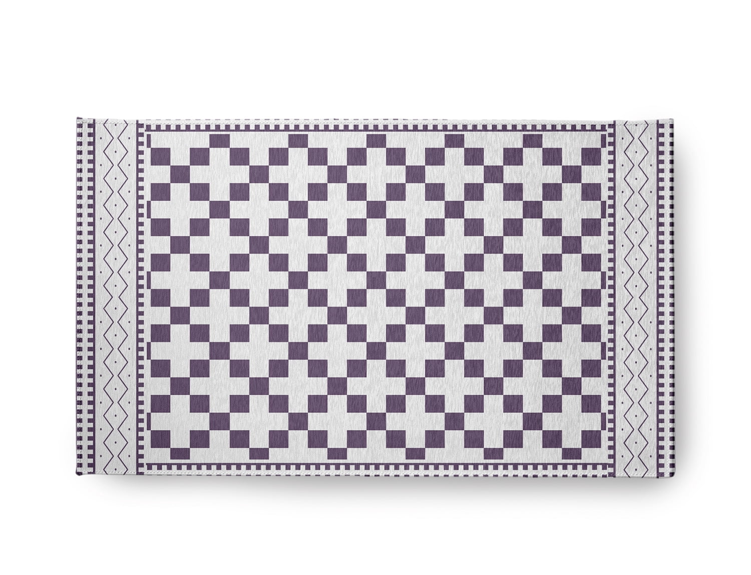 Simply Daisy 18" x 30" Larkspur Cross and Squares Indoor/outdoor Rug