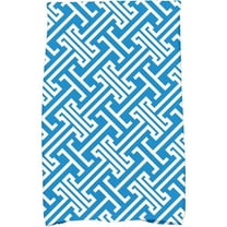 Simply Daisy 18" x 30" Leeward Key Geometric Print Kitchen Towel