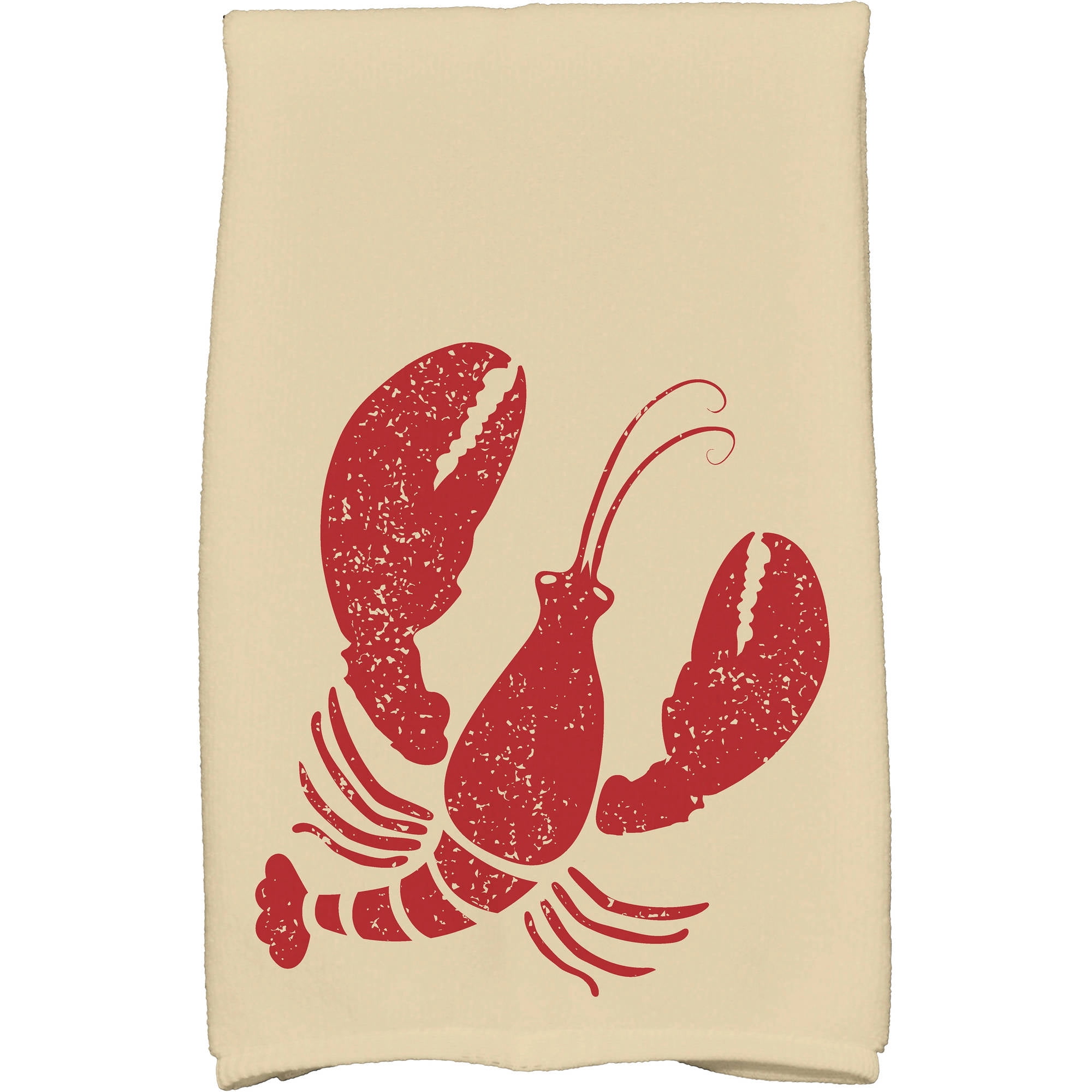 Simply Daisy 18" x 30" Lobster Animal Print Kitchen Towel