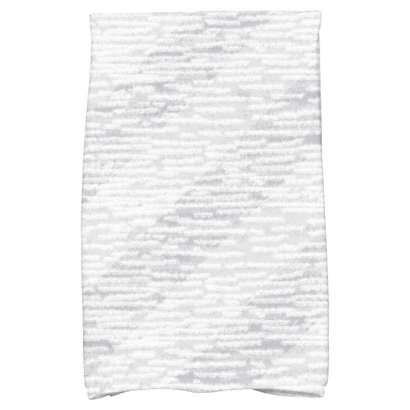 Simply Daisy 18" x 30" Marled Knit Stripe Geometric Print Hand Towel