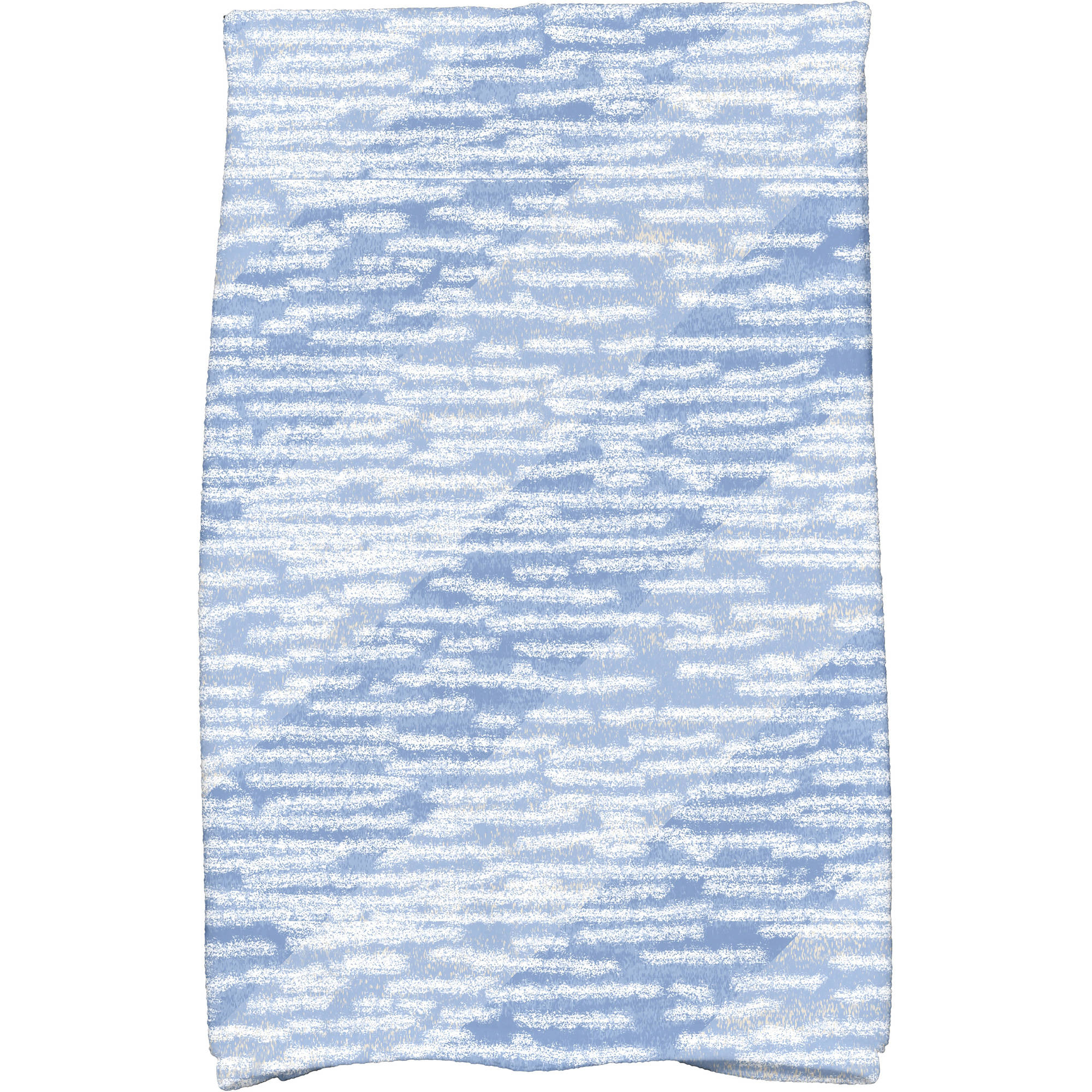 Simply Daisy 18" x 30" Marled Knit Stripe Geometric Print Kitchen Towel