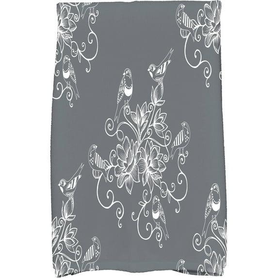 Simply Daisy 18" x 30" Morning Birds Floral Print Kitchen Towel