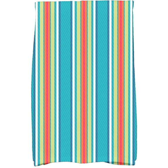 Simply Daisy 18" x 30" Multi-Stripe Stripe Print Kitchen Towel