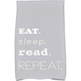 thumbnail image 1 of Simply Daisy 18" x 30" My Mantra Word Print Kitchen Towel, 1 of 2