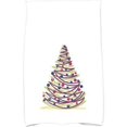 thumbnail image 1 of Simply Daisy 18" x 30" Oh Christmas Tree Holiday Geometric Print Kitchen Towel, 1 of 2