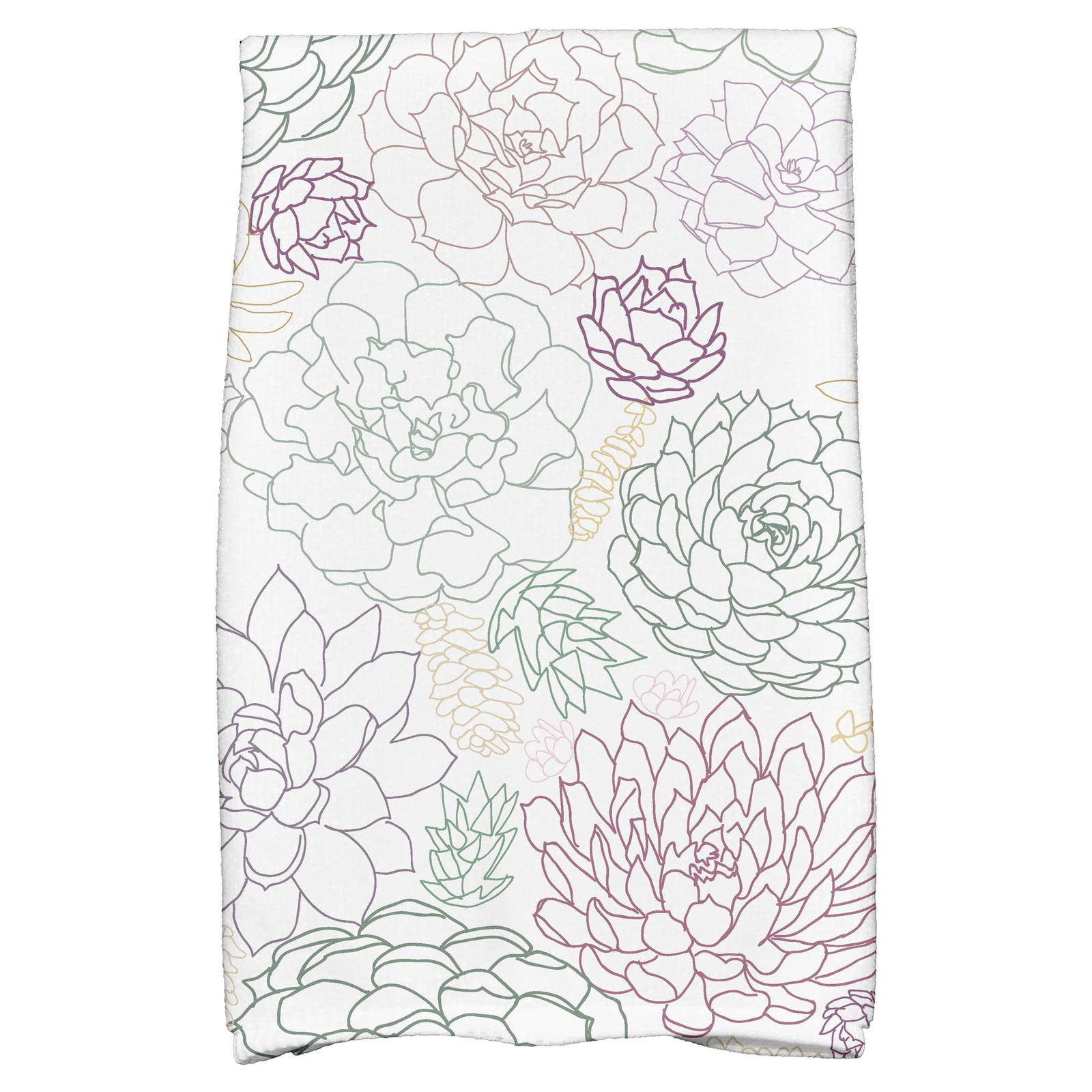 Simply Daisy 18" x 30" Opal Floral Print Hand Towels