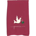thumbnail image 1 of Simply Daisy 18" x 30" Peace Dove Holiday Animal Print Kitchen Towel, 1 of 2