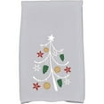 thumbnail image 1 of Simply Daisy 18" x 30" Pinecone Tree Holiday Geometric Print Kitchen Towel, 1 of 2