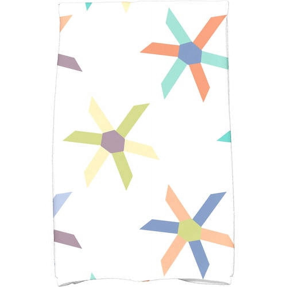 Simply Daisy 18" x 30" Pinwheel Pop Geometric Print Kitchen Towel
