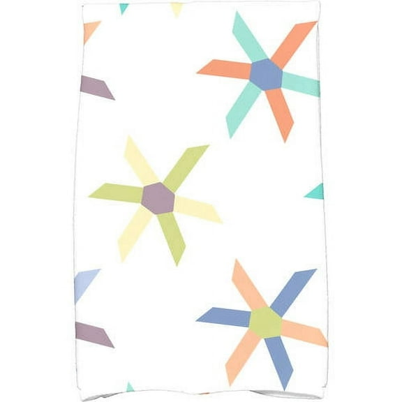 Simply Daisy 18" x 30" Pinwheel Pop Geometric Print Kitchen Towel
