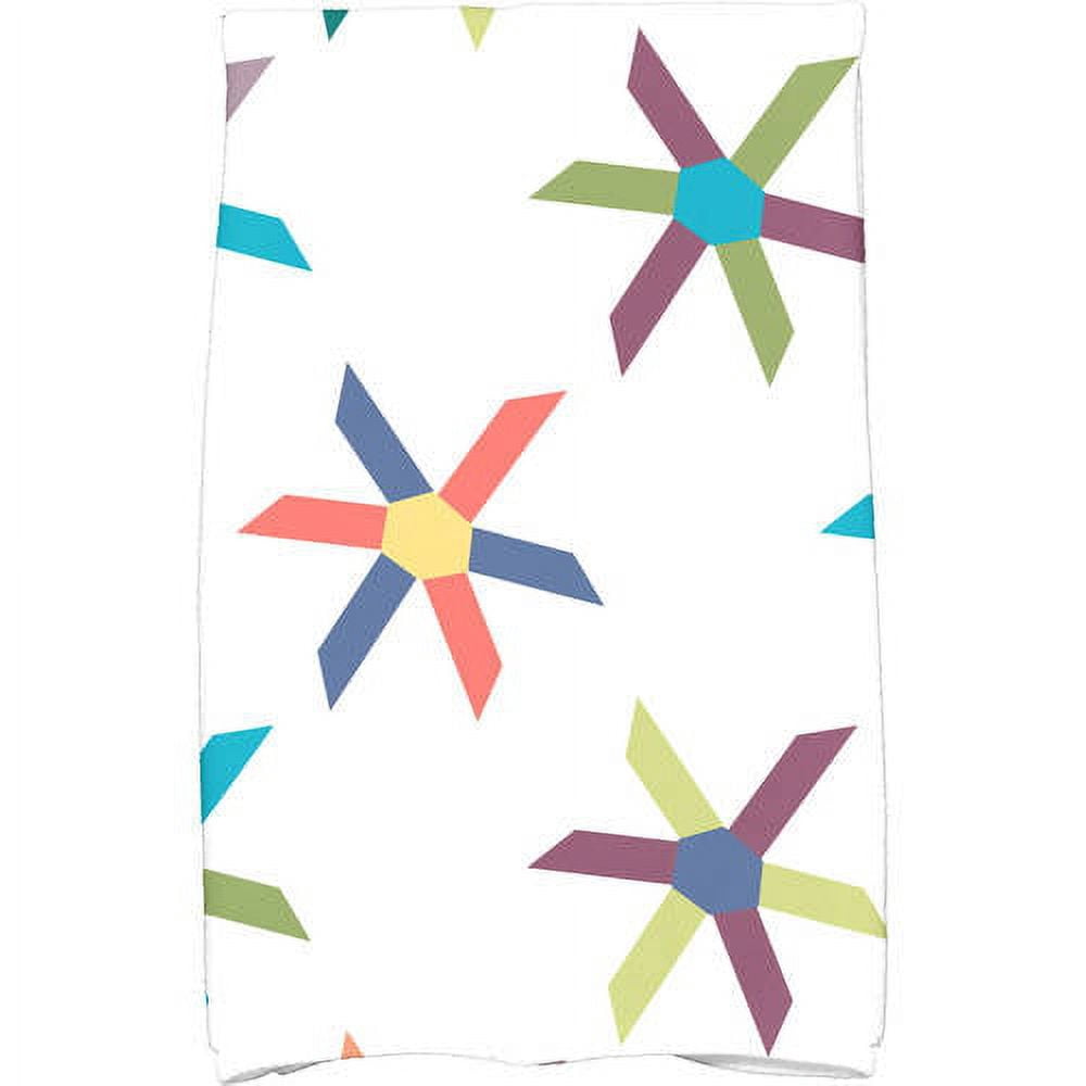 Simply Daisy 18" x 30" Pinwheel Pop Geometric Print Kitchen Towel