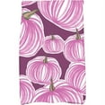 thumbnail image 1 of Simply Daisy 18" x 30" Pumpkins-A-Plenty Holiday Geometric Print Kitchen Towel, 1 of 2