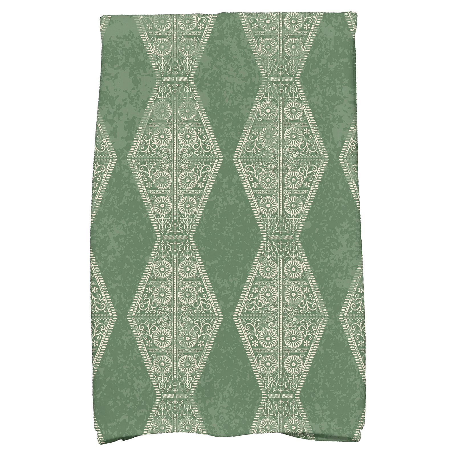 Simply Daisy 18" x 30" Pyramid Stripe Geometric Print Hand Towel