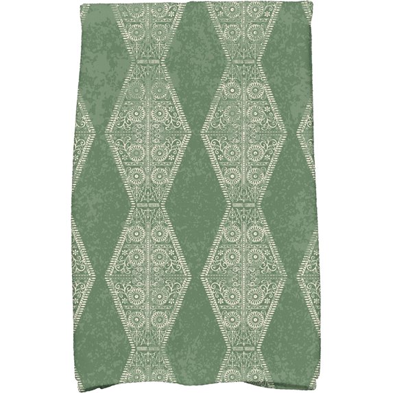 Simply Daisy 18" x 30" Pyramid Stripe Geometric Print Kitchen Towel