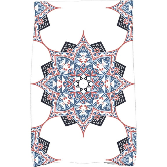 Simply Daisy 18" x 30" Rhapsody Geometric Print Kitchen Towel