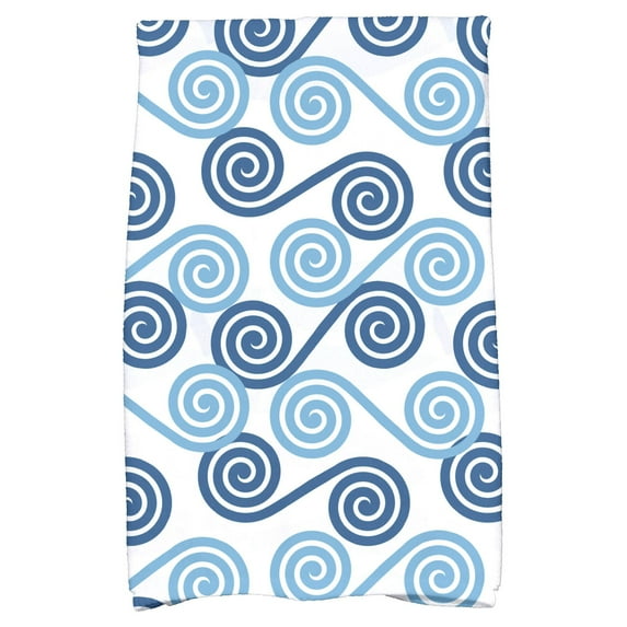 Simply Daisy 18" x 30" Rip Curl Geometric Print Hand Towel